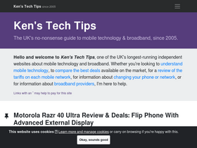 'kenstechtips.com' screenshot