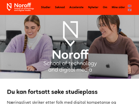 'noroff.no' screenshot