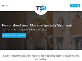 'tsishipping.com' screenshot