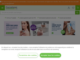 'pharmamarket.fr' screenshot