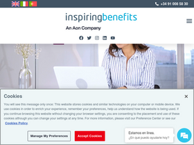 'inspiringbenefits.com' screenshot