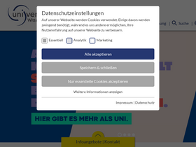 'uni-wh.de' screenshot