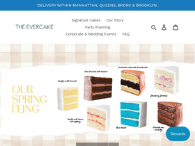 theevercake.com homepage screenshot