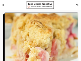 'kissglutengoodbye.com' screenshot