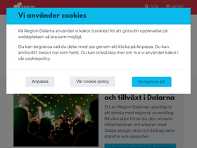 'regiondalarna.se' screenshot