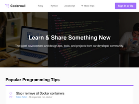 'coderwall.com' screenshot