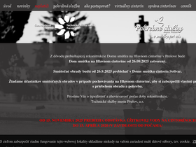 'pohrebnictvopo.sk' screenshot