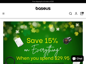 'baseus.io' screenshot