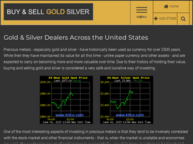 'buyandsellgoldsilver.com' screenshot