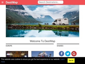 'destimap.com' screenshot