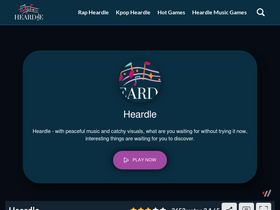 'heardlegame.co' screenshot