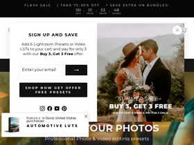Presetsh homepage screenshot
