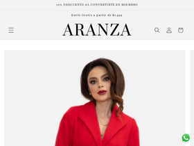 aranzamoda.com homepage screenshot