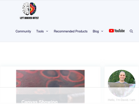 'leftbrainedartist.com' screenshot