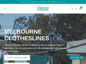 clotheslineservices.com.au homepage screenshot