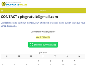 'mcours.net' screenshot