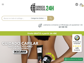 'farmaciauniversal24h.com' screenshot