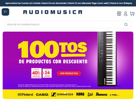 'audiomusica.com' screenshot