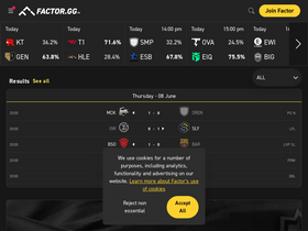 'factor.gg' screenshot