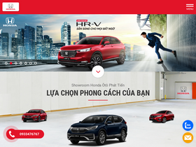 'hondaotophattien.com.vn' screenshot