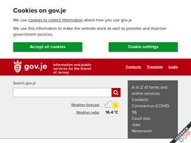 'concerto.gov.je' screenshot