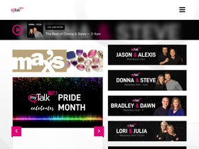 'mytalk1071.com' screenshot