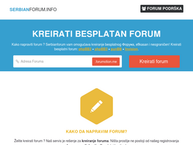 'serbianforum.info' screenshot