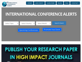 'internationalconferencealerts.com' screenshot