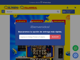 'villarrealmuebles.com' screenshot