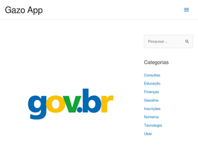 'gazoapp.com.br' screenshot