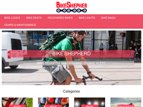 'bikeshepherd.org' screenshot