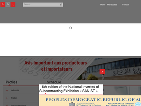 'caci.dz' screenshot