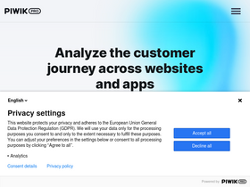 'piwik.pro' screenshot