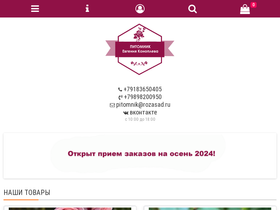 'rozasad.ru' screenshot