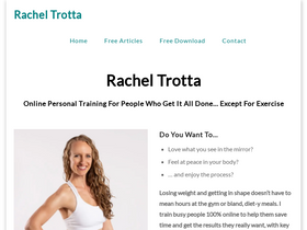 Rachel Trotta: Certified Personal Trainer and Fitness Nutritionist
