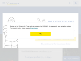 'michelin.ca' screenshot
