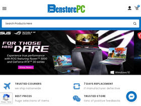 'benstore.com.ph' screenshot