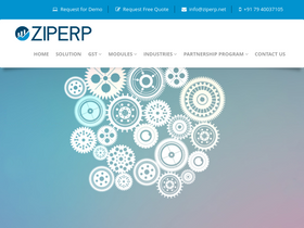 'ziperp.net' screenshot
