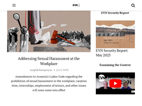 'evnreport.com' screenshot