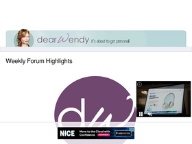 'dearwendy.com' screenshot