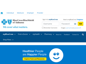 'bcbsal.org' screenshot