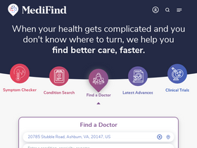 'medifind.com' screenshot