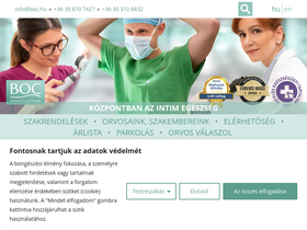 'belvarosiorvosicentrum.hu' screenshot