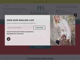 rainmac.com homepage screenshot