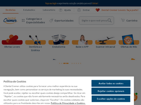 'dentalcremer.com.br' screenshot