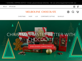 melbournechocolate.com homepage screenshot
