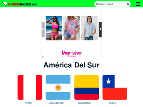 'planetaradios.com' screenshot