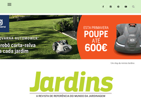 'revistajardins.pt' screenshot