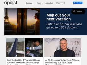 'apost.com' screenshot