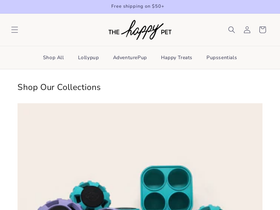 thehappy.pet homepage screenshot